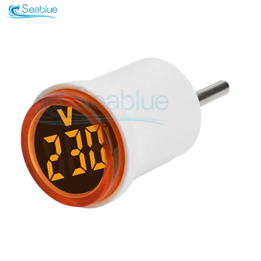 ตัวเลือกสินค้า มินิวอลต์มิเตอร์ LED 220V วัดแรงดันไฟฟ้า AC
