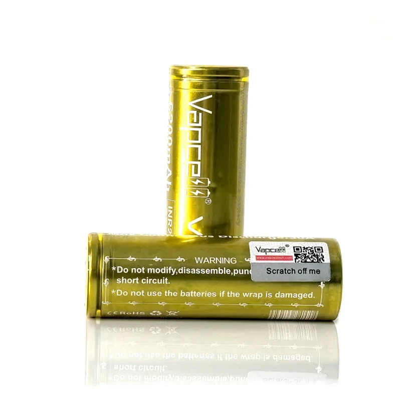 

Оптовая продажа, 10 шт./партия, аккумуляторная батарея Vapcell V62 6200 мАч, INR26800 26800, аккумуляторные батареи 3,7 в Втч