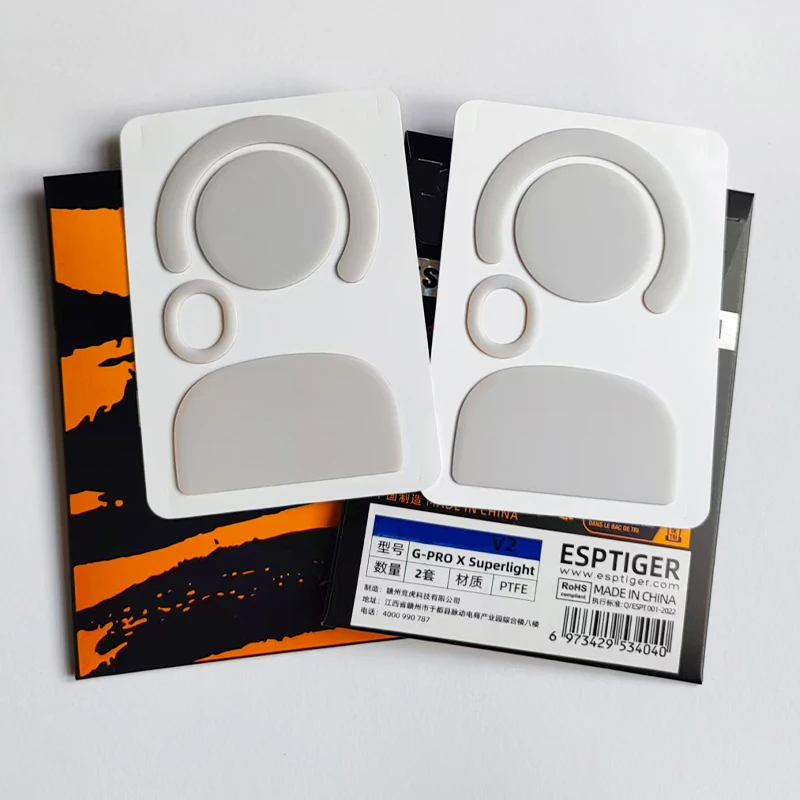 Esports Tiger Premium Mouse Skates Set - 2 Pieces