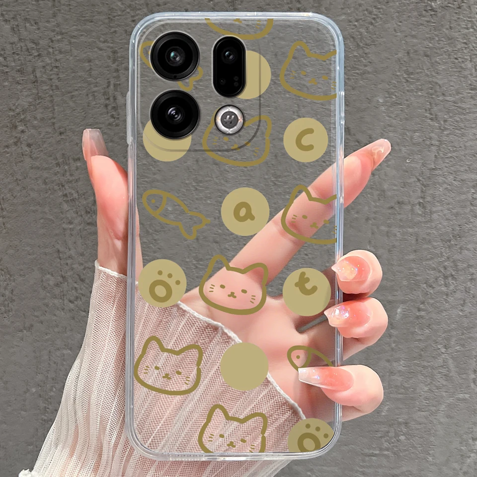 Cute Kitten Star Clear Bumper Case - Durable Simplicity, Full Protection