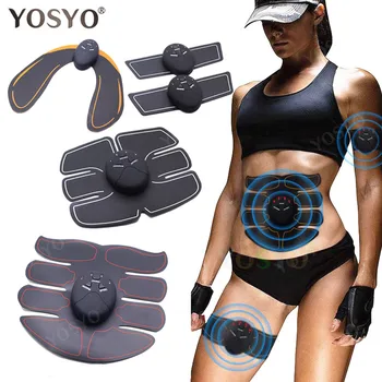 Muscle Stimulator Trainer Smart Fitness Abdominal Training Electric Body Weight Loss Slimming Device