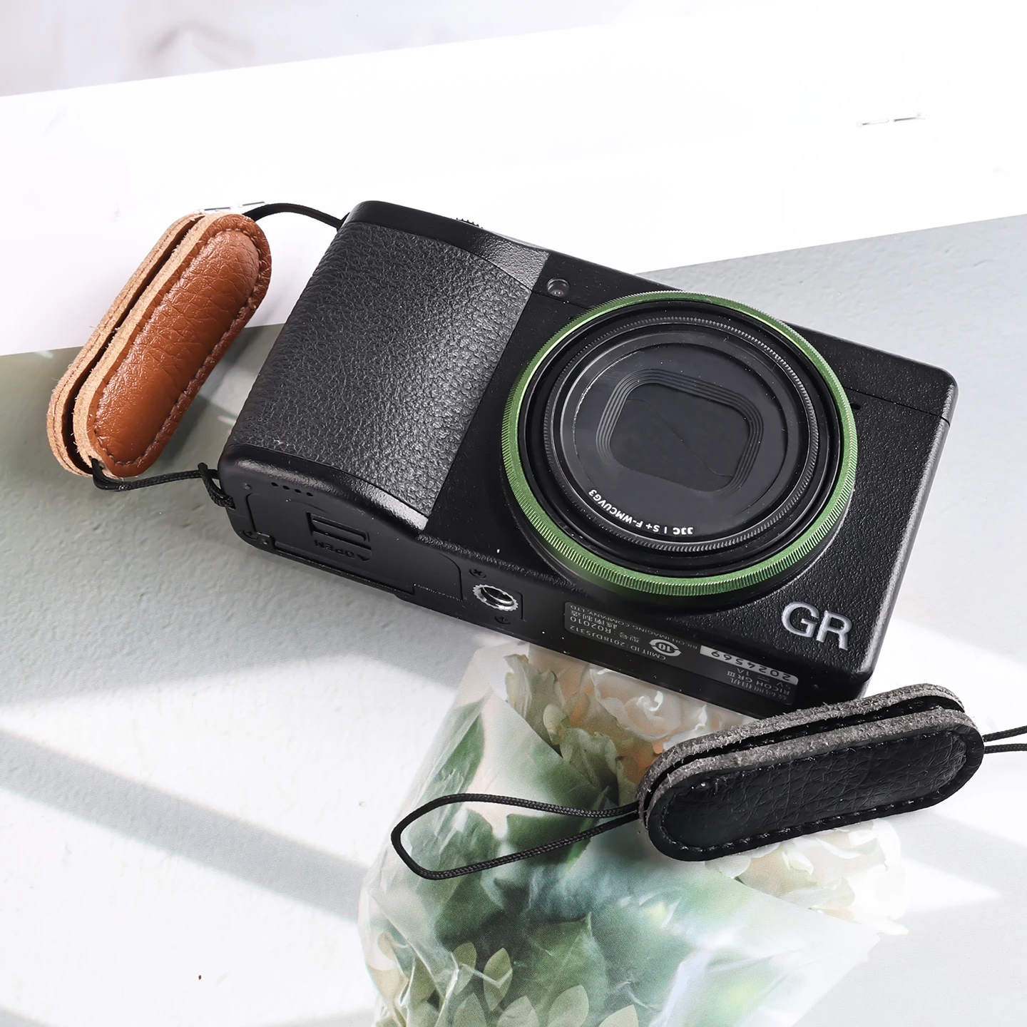 리코 GR GR2 GR3 GR3X 카메라에 적합 다채로운 링 버클 핸드 리프팅 로프 및 보조 카메라 케이스에 적합