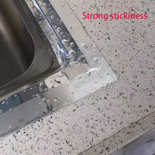 High Temperature Resistance Aluminum Foil Tape Kitchen Pipe Repair Tape Adhesive Sealing Foil Heat Insulation Leak Proof Tape - Image 4