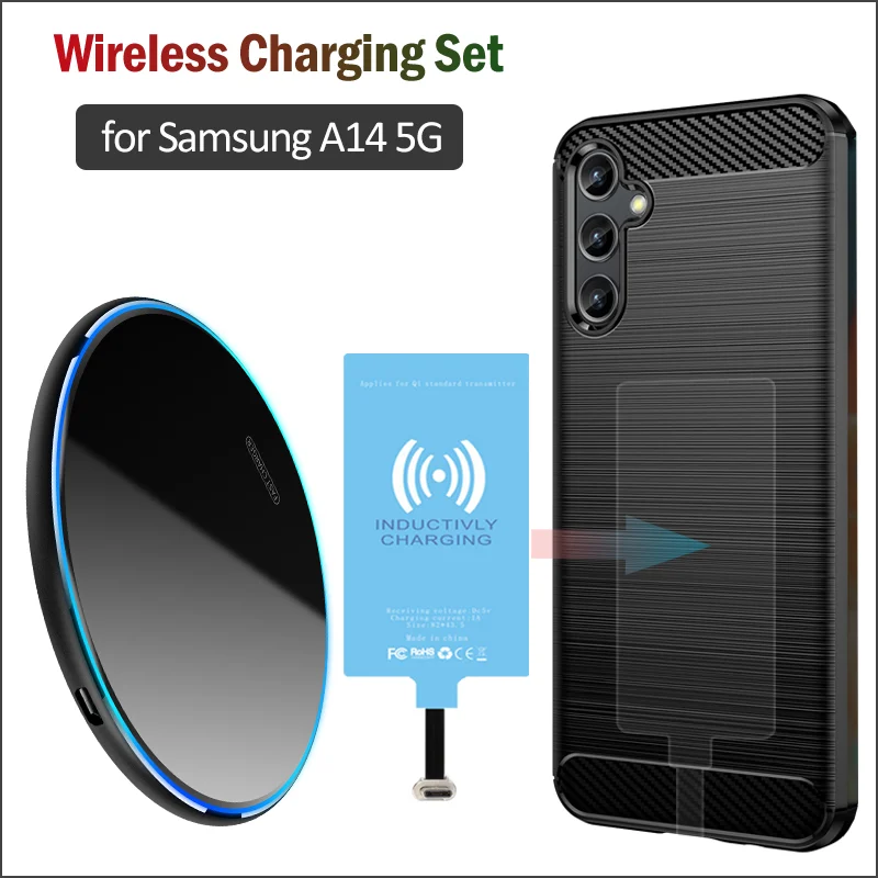 Chargeur Sans Fil Qi Wireless À Induction Samsung Galaxy A14 5g - Station  De Chargement