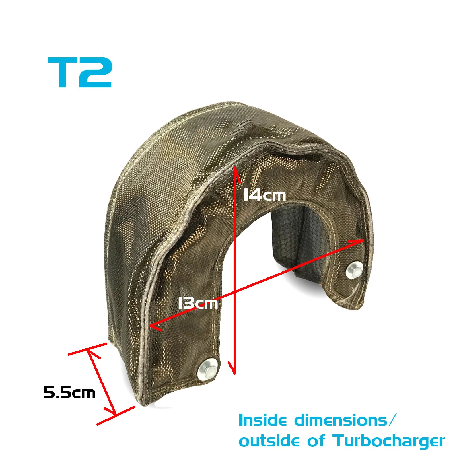 T4 T6 Titanium Turbo Blanket Turbocharger Heat Shield With Fastener