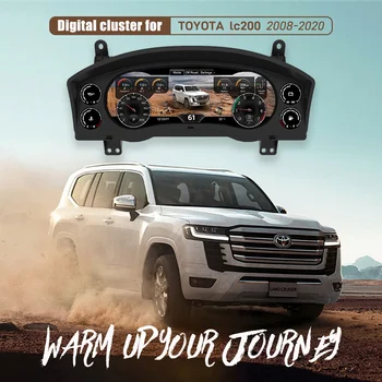 Panel de Instrumentos LCD HD de 12.3 Pulgadas para Toyota LandCruiser LC200 2015-2020, Tablero Digital Plug and Play con 4 Temas de Interfaz de Usuario 1