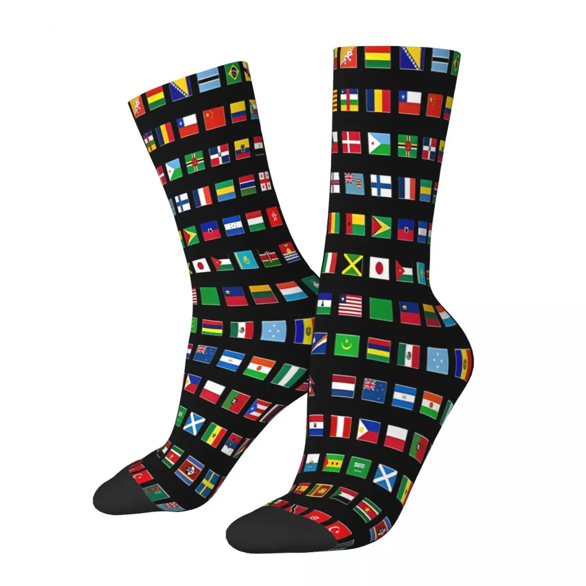 

The Flags Of The World Socks Male Mens Women Autumn Stockings Printed