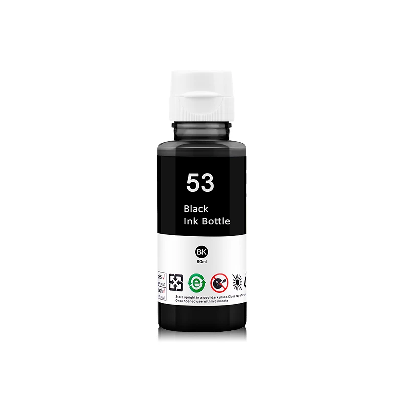 100ML*4 GT52 GT53 Refill Dye Ink For HP GT 52 53 Deskjet GT5810 GT5820 For HP 110 115 310 315 Inkjet Printer