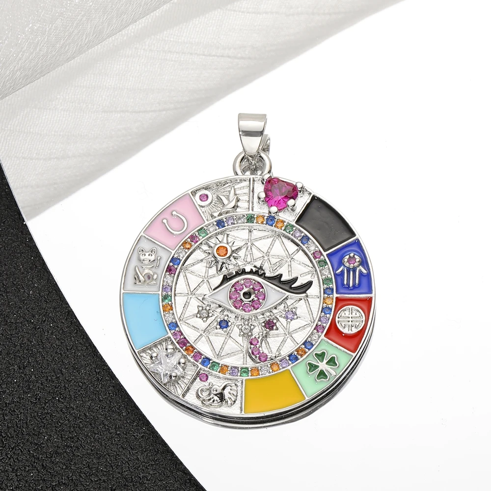 Juya 18K Real Gold Plated Paved Cubic Zirconia Creative Panther