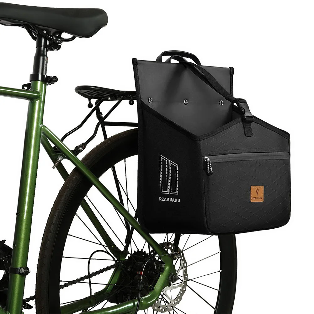 Bicycle Bag for Pannier Rack with Adjustable Cord Carry Bag Waterproof Bicycle Bag for MTB Road Bike E-Bike