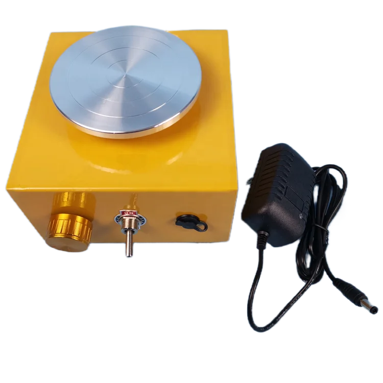 

Mini Pottery Wheel Machine With Turntable Trays Electric Pottery Tool 30W
