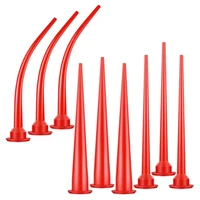Caulking Nozzle Plastic Caulk Nozzle Applicator Caulking Extension Tool Curved Caulking Nozzle Long Caulking Nozzle 9Pcs 1
