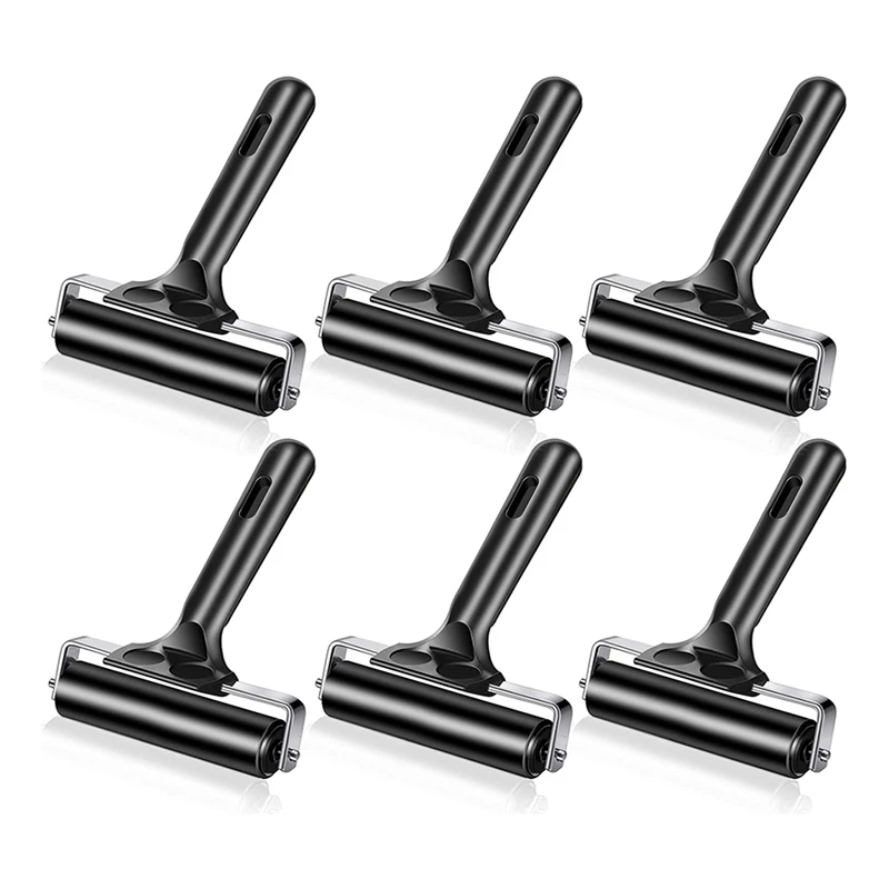 A82I-Rubber Roller For Crafting For Printmaking Gluing Inking Blocks Carved Surfaces Stamping Paintings