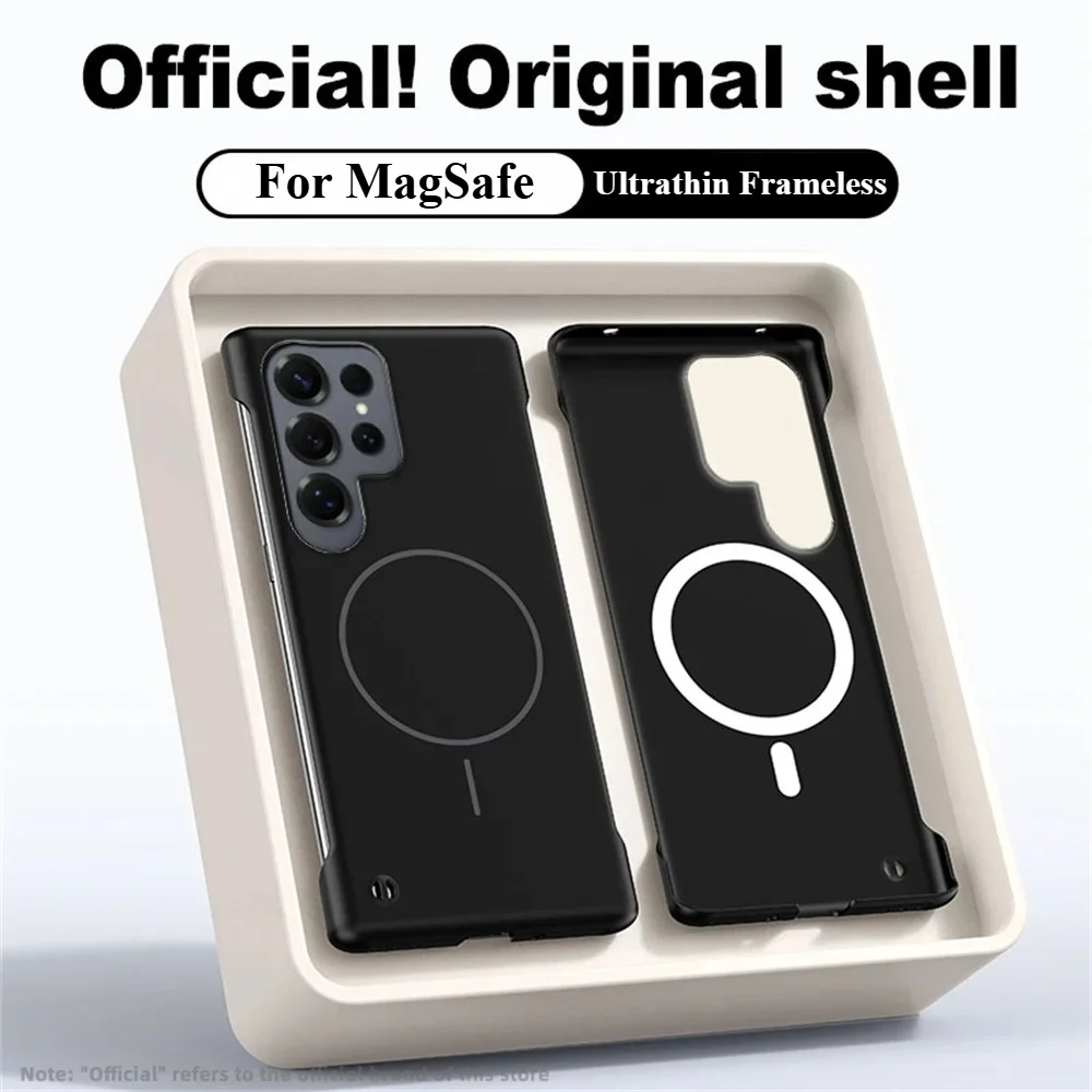 Ultrathin Frameless Magnetic Phone Case with Matte Finish