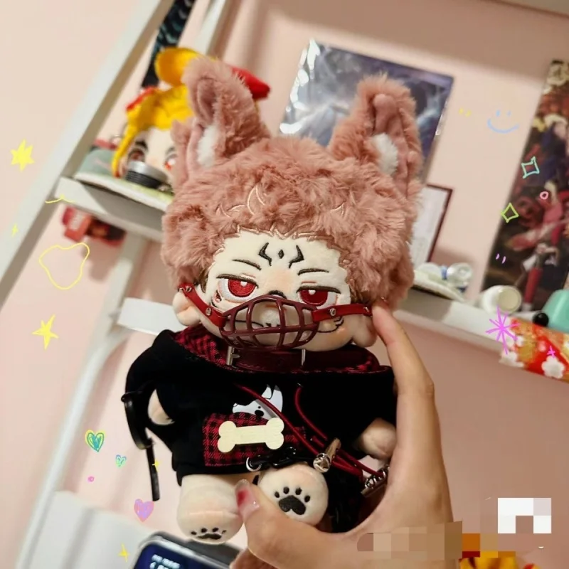 Anime Ryomen Sukuna Jujutsu Kaisen 20cm Toys Nude Doll Dress Up Clothes Soft Doll Stuffed Plushie anime ryomen sukuna jujutsu kaisen cosplay 20cm nude doll cotton plush toy stuffed soft plushie