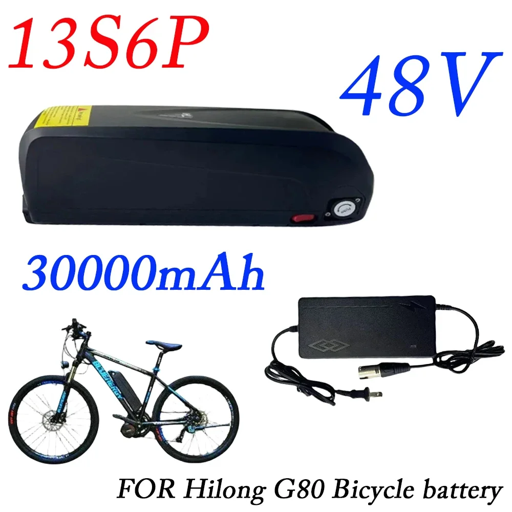 Per Hailong 48V 30Ah G80 E-Bike Battery Box 18650 13 S6P Cells Pack Per Ebike Citycoco Scooter Elettrico, Batteria A Lunga Durata