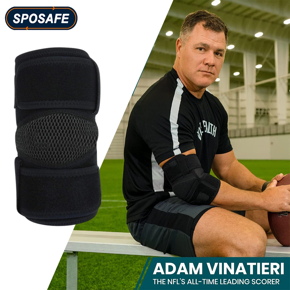 

1Piece Sports Adjustable Elbow Pads Elbow Support Compression Wraps for Tennis, Badminton, Golf, Cycling, Prevent Joint Sprains