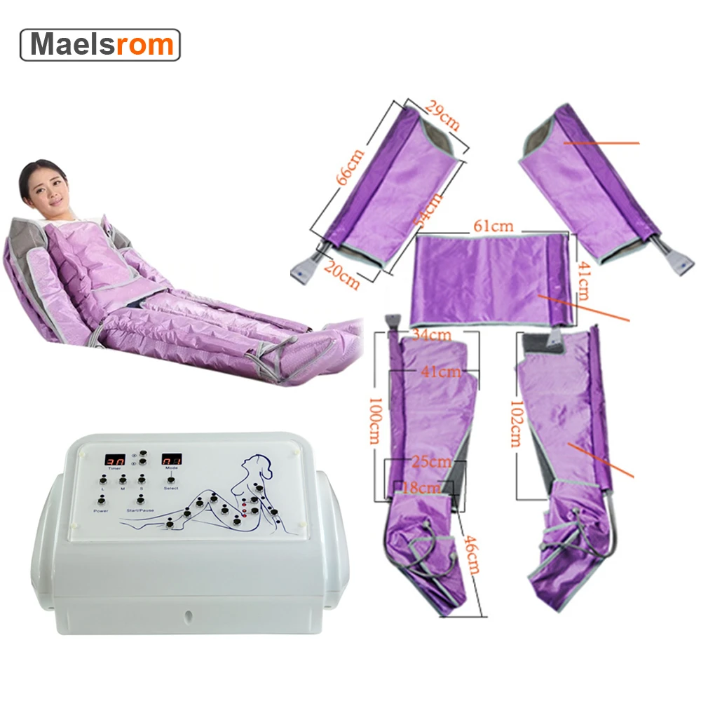 40 Air Bags Pressure Pressotherapy Body Slim Massage Lymphatic Drainage