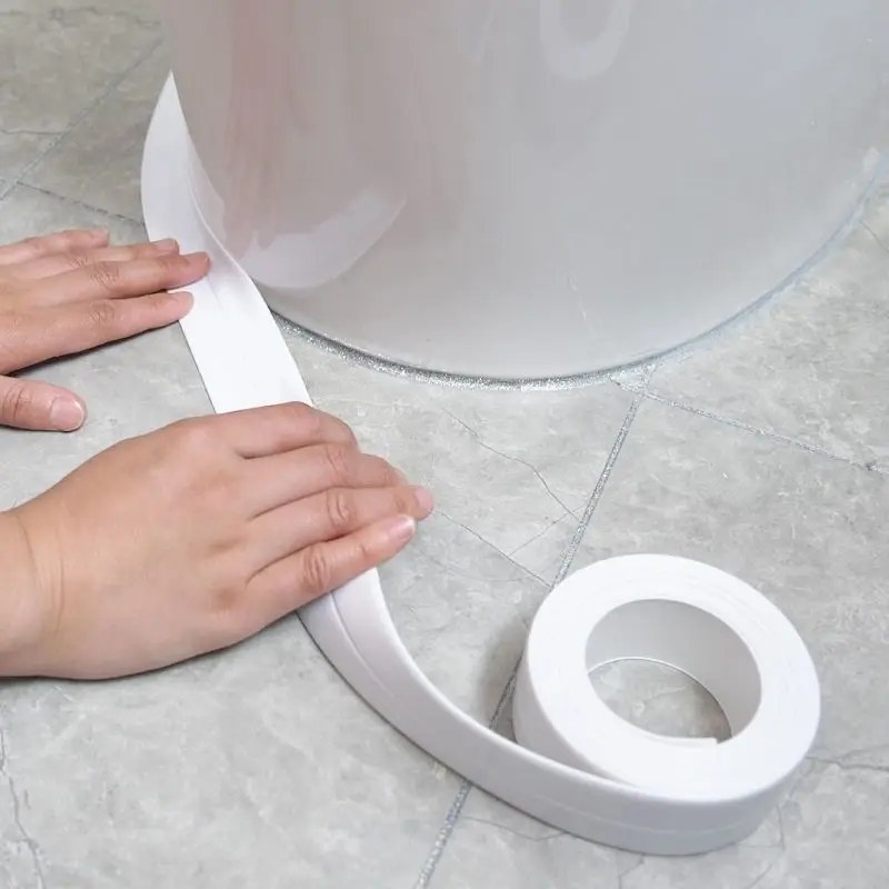 Sealing Tape Bathroom Shower PVC Bath Toilet Caulk Self Adhesive Waterproof Mildew Proof For Kitchen Sink Wall Corner
