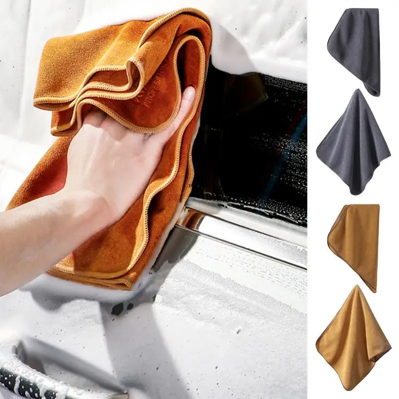 

Car Drying Towel Microfiber Cleaning Cloth Cars Trucks Vehicels Auto Detailing Rag Water Absorption sponge Car Wash Supplies