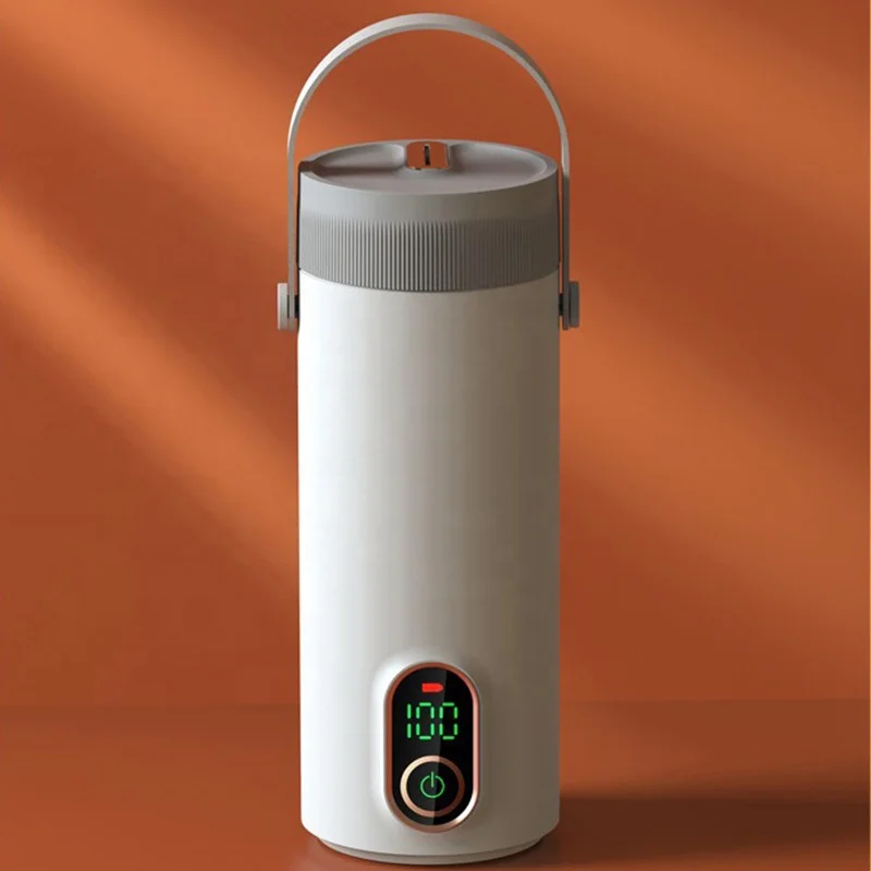 rechargeable battery Portable Electric Kettle Water Boiler Cup Coffee  Temperature Control Smart Water Kettle Thermos - AliExpress