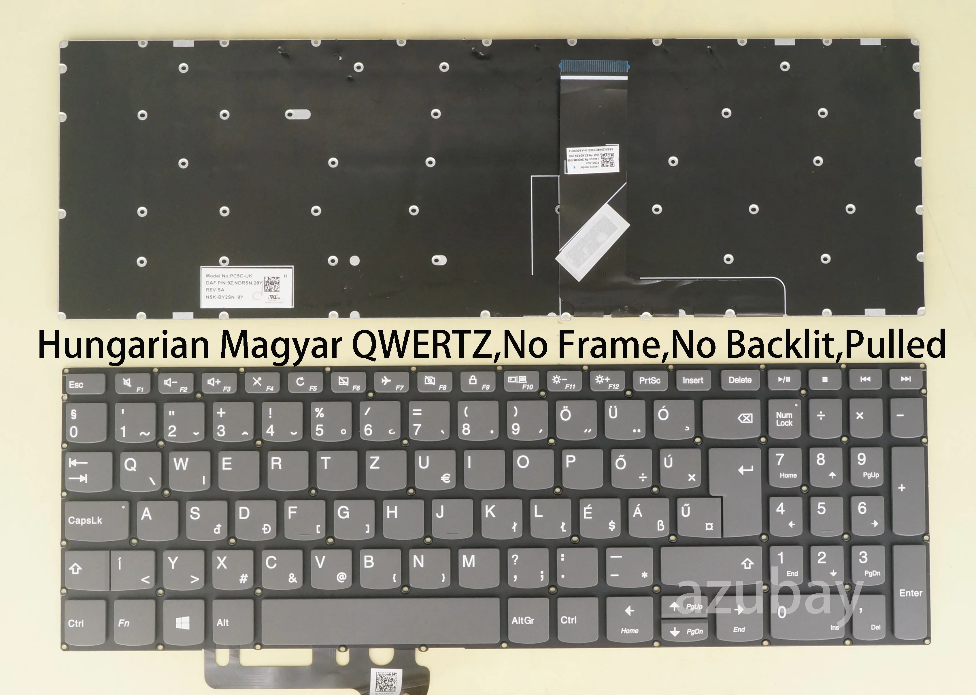 Clavier AZERTY Français Rétroéclairé Pour Lenovo V130-15IKB / V130-15IGM - Neuf - Marque Kinpower