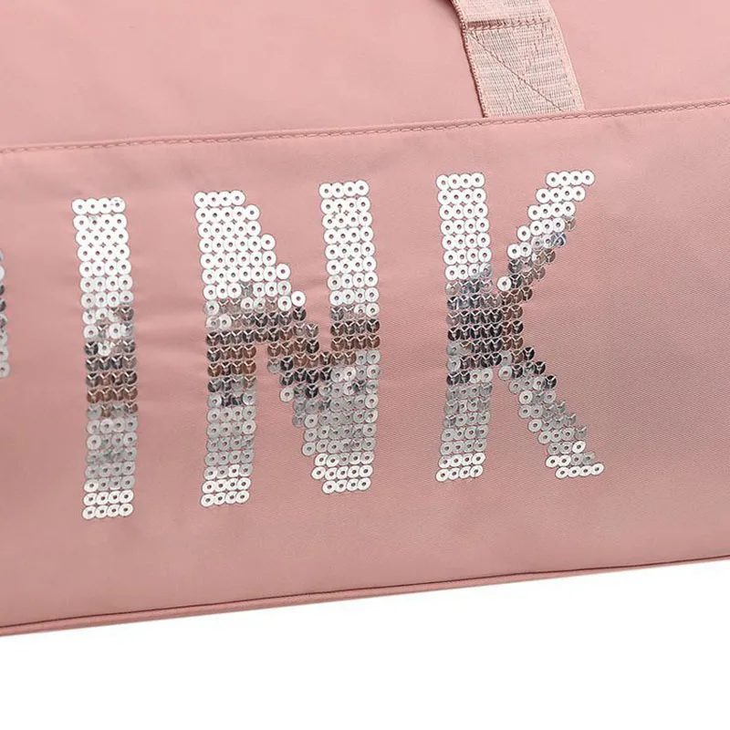 Bolsa de viaje lentejuelas Rosa bolsa de gimnasio para fitness Bolsa  deporte Sac de cabina de la mujer Bolso Bolso DE VIAJE Bolso cabina de la  mujer - China Duffle Bags bolsos