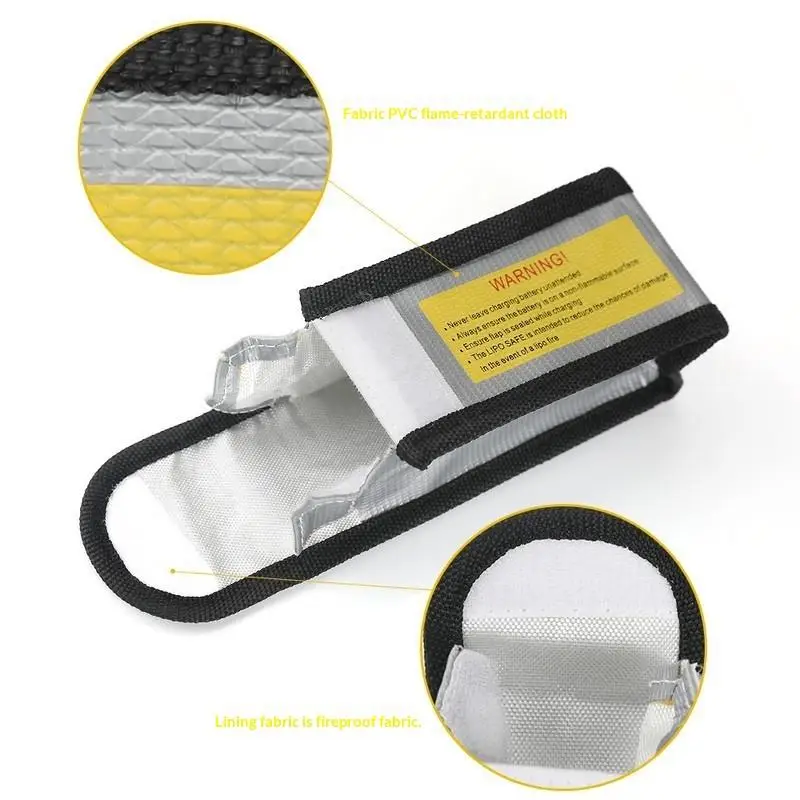 Sac de Sécurité pour Batterie Lipo Ignifuge Anti-Explosion
