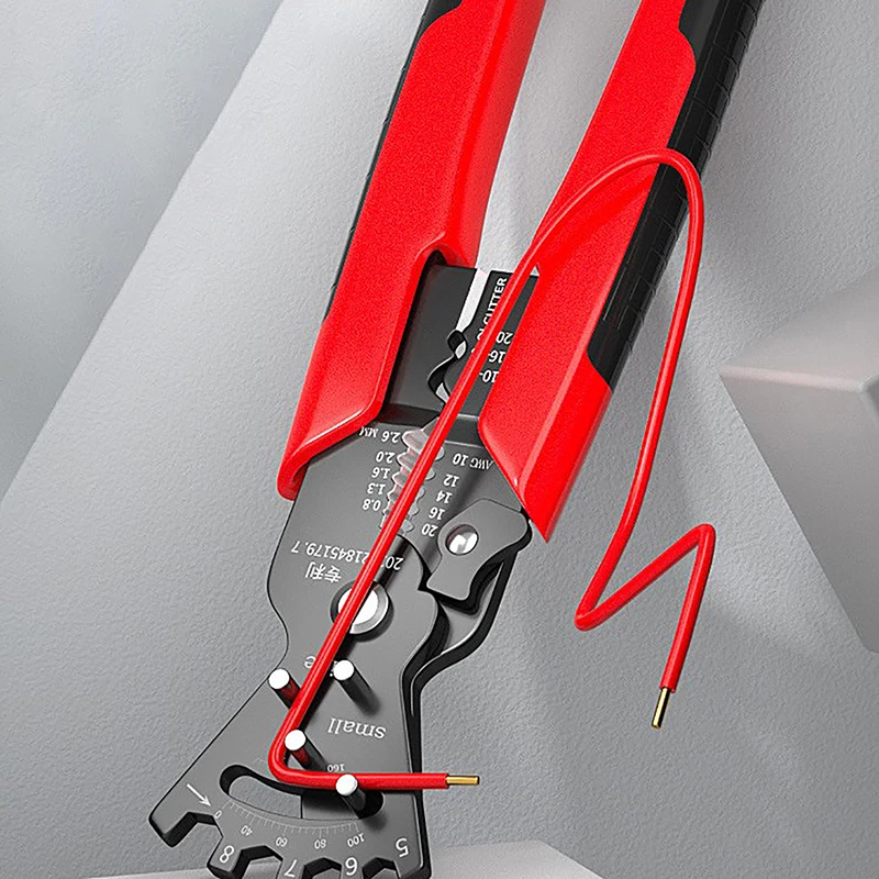 

Wire Stripping Multifunctional Pliers For Cable Cut Crimp Bending Wire Stripper Wrench Cable Cutter Crimper Automatic Hand Tool