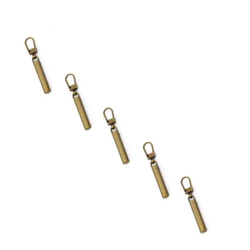 Zipper Slider Puller Repair Kit - Instant Replacement for Broken Buckles - 5 Piece Set for Travel Bags and Suitcases