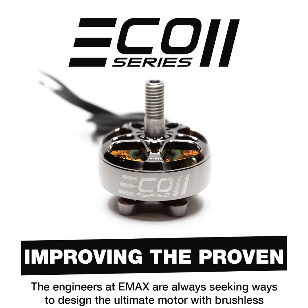 

1/2/4PCS EMAX ECO II 2207 1700KV 1900KV 2400KV 3-6S CW Brushless Motor For RC FPV Racing Drone 4k Quadcopter Toy Spare Parts
