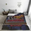 Throw Blanket Treaty Oak Revival No Vacancy Micro Fleece Blanket Four Sizes Cartoon Portable For Living Room AntiPilling Blanket 3
