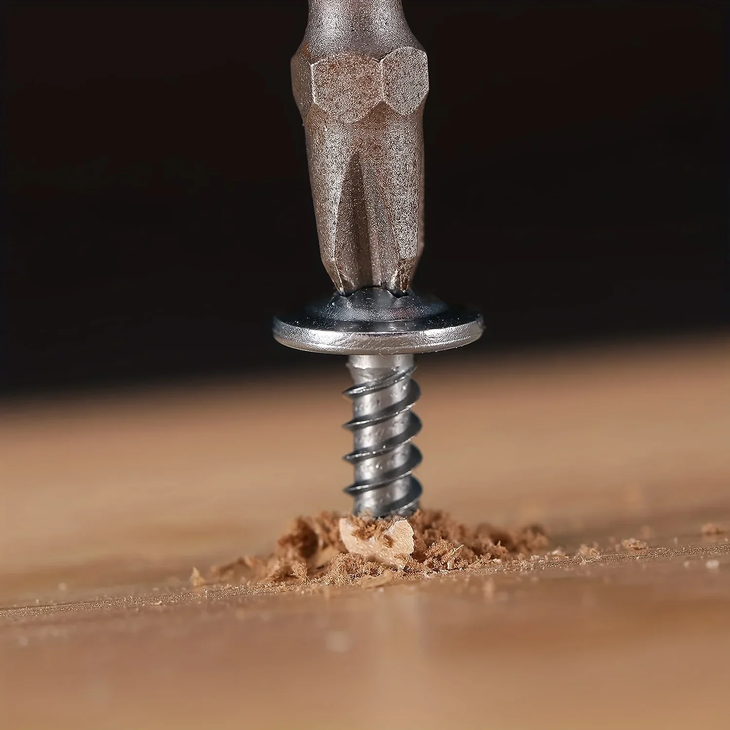 Self Tapping Screw #8 Phillips Truss Head Self Drilling Tek Screw Zinc Oxide Sheet Metal 100Pcs