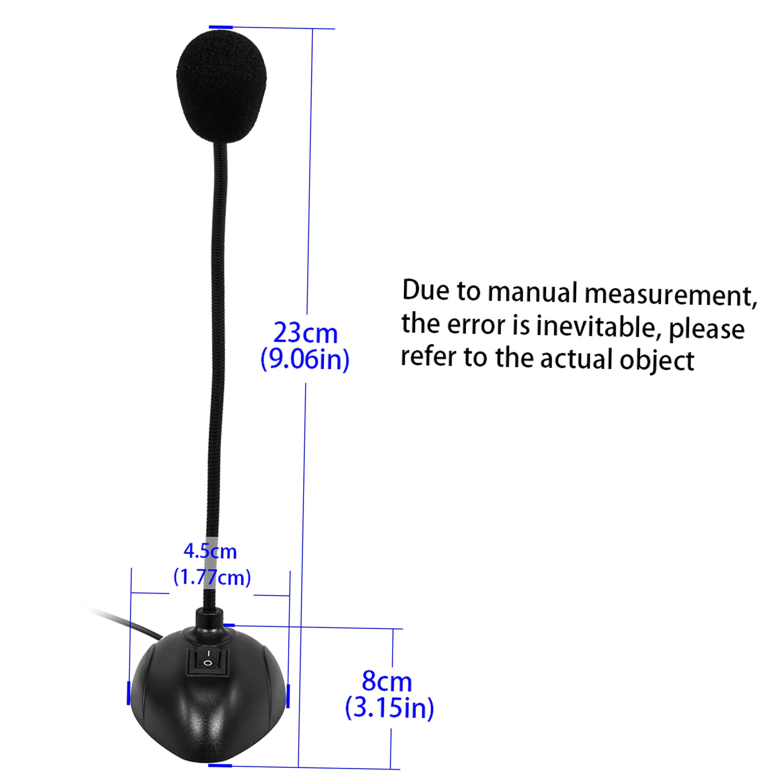 컴퓨터 데스크탑 마이크 용량성 유선 마이크 소음 감소 강의 회의 음성 채팅을 위한 3.5mm 인터페이스