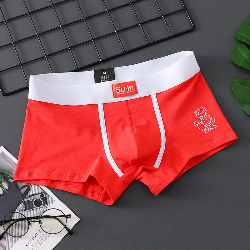 Men Boxers Underwear Cotton | Men's Cotton Underwear | Men's Underwear Boxer  - Boxer Men - Aliexpress