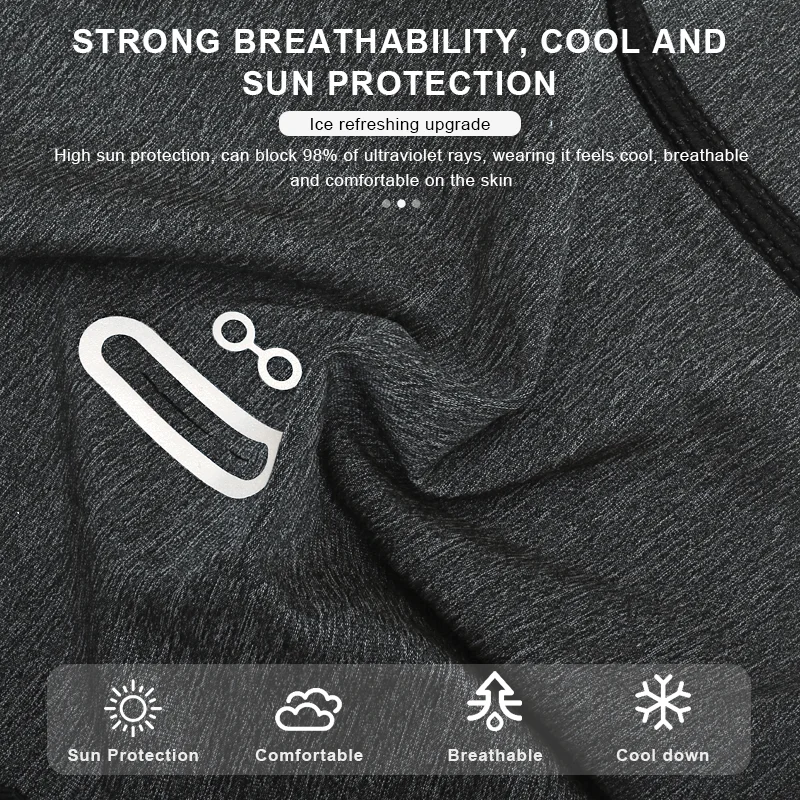 Summer Cycling Scarf Sunscreen Face Cover Breathable Ice Silk Quick Dry Balaclava Outdoor Sports Riding Camping Full Face Mask 4