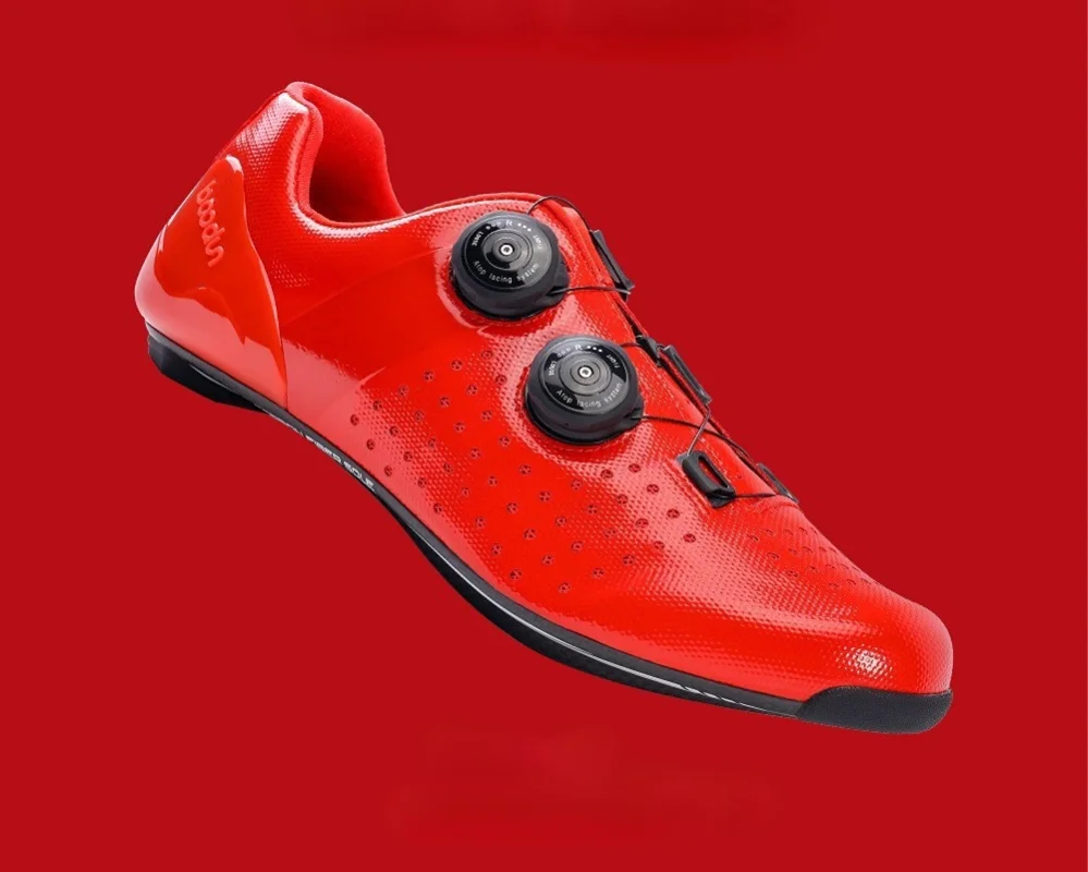 Fashion Cycling Sneaker Carbon Fiber Sole Cycling Shoes Cleat Shoes Men Breathable Racing Road Biking Footwears MTB