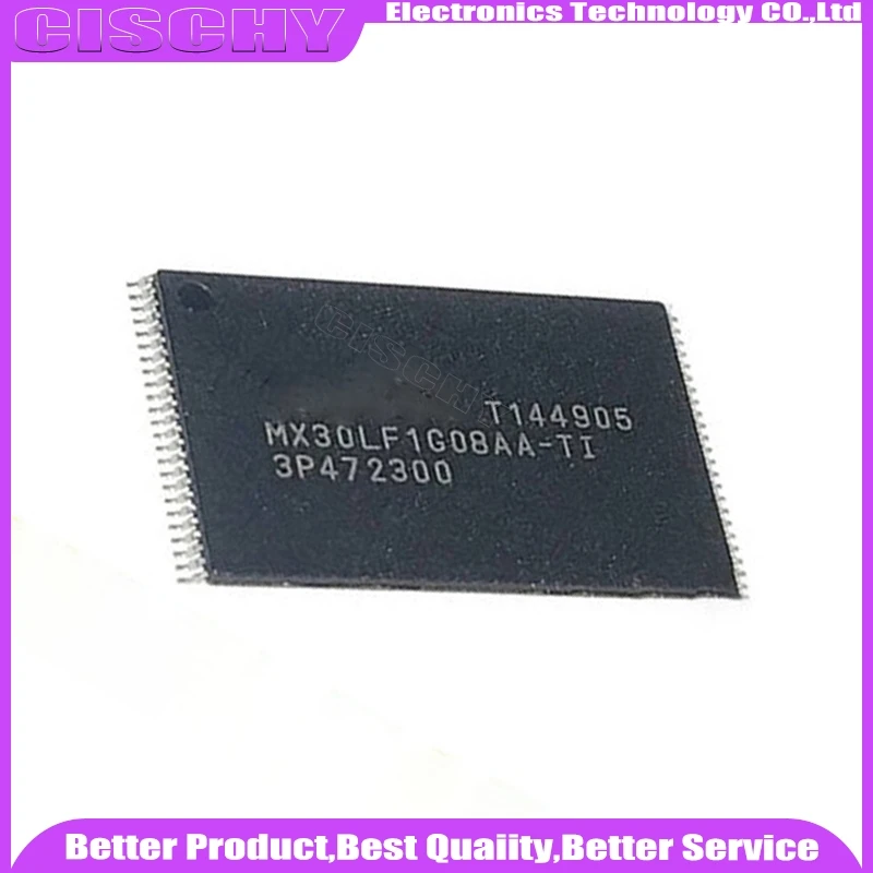 

5 шт./Лот MX30LF1G08AA NAND512W3A2CN6E MX30LF1G08AA-TI MX30LF1G08AA-T NAND512W3 TSOP-48 В наличии