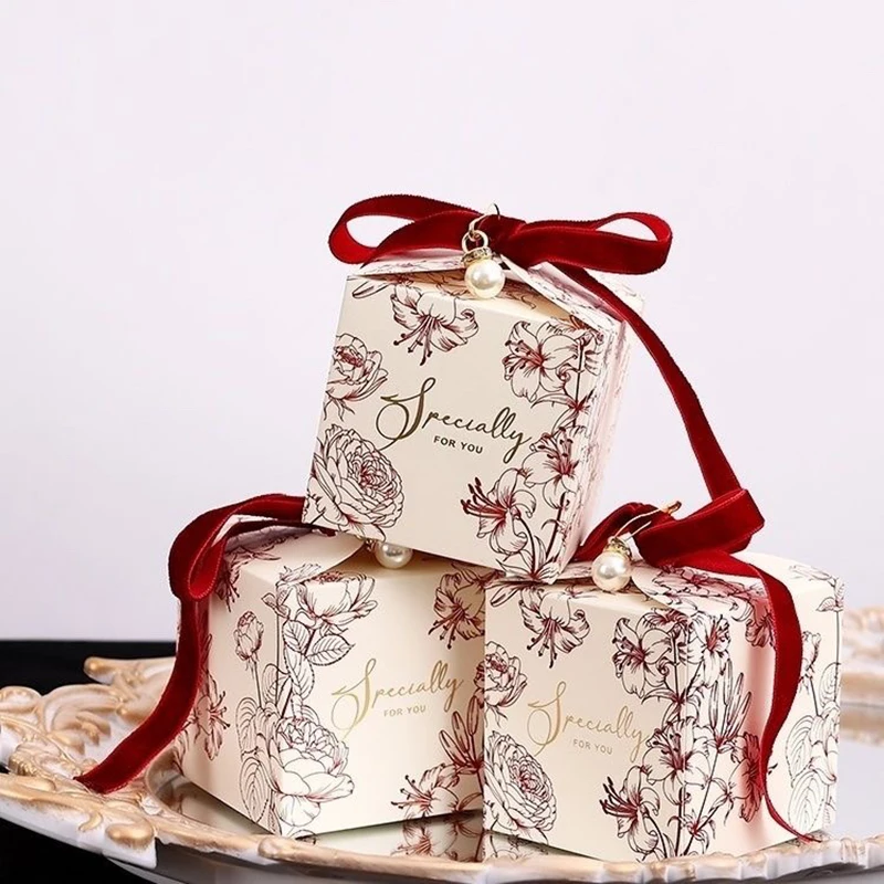 CreativeGiftDecorativeBoxWithRopeBabyShowerPartyFavorsWedding