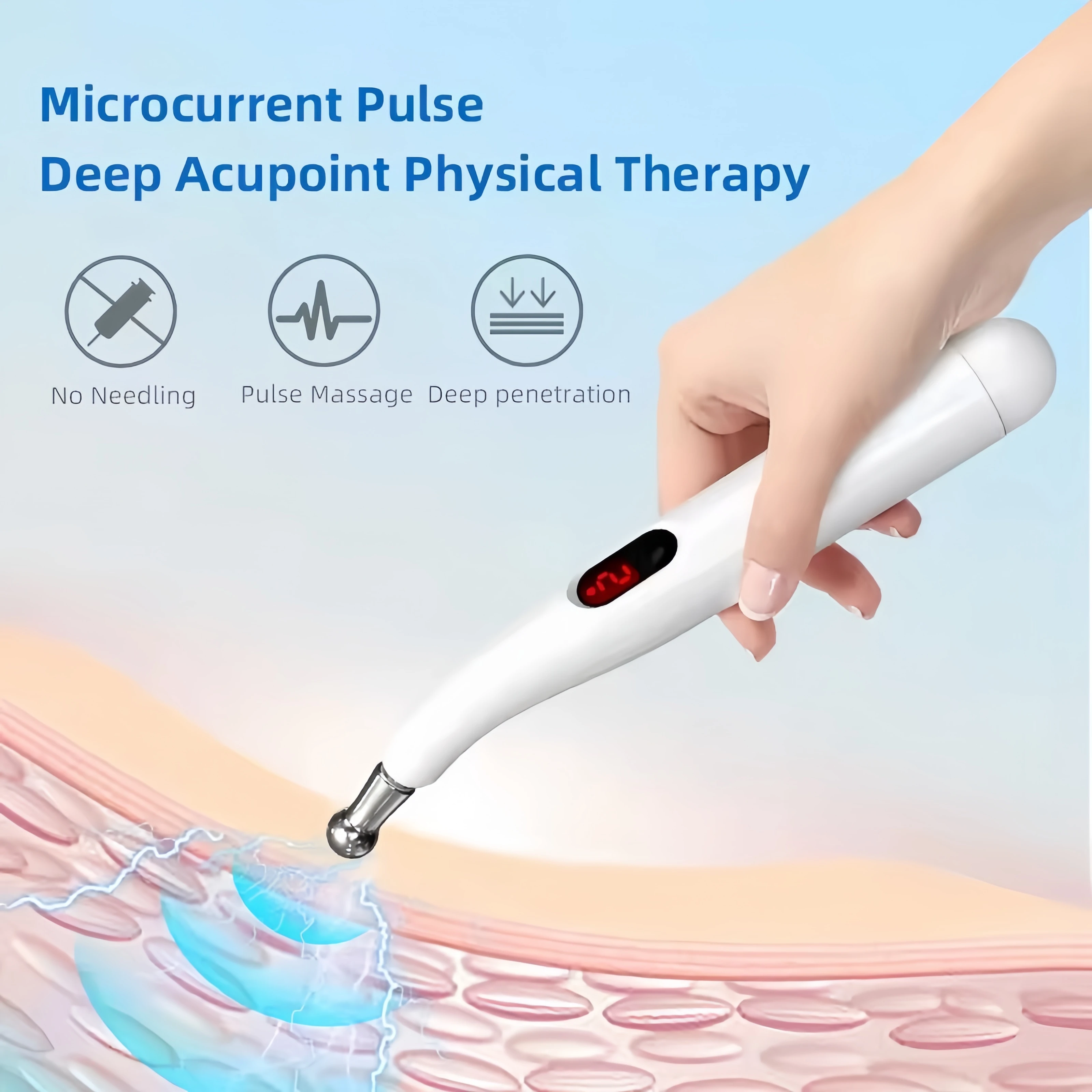Electronic Acupuncture Pen 5/8/10 In 1 Massage Acupuncture Pen Electronic Acupuncture Point Pen Meridian Energy Acup Massager MultiFunction Massage