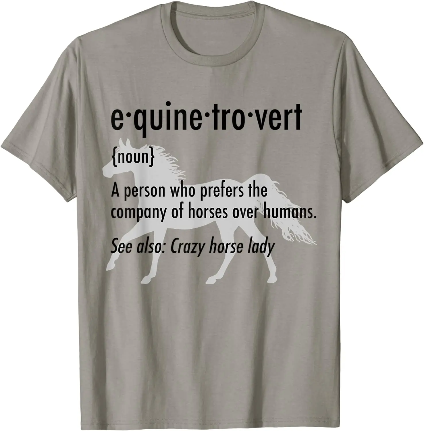 

Футболка с интровертом Equine, забавная Подарочная рубашка для любителей лошадей, хлопковые футболки для студентов, простые Стильные футболки, забавные повседневные футболки