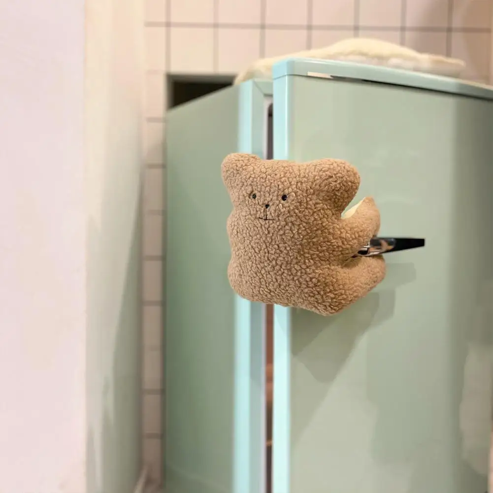Door Stop Cartoon Bear Doll Hanging Door Stoppers Baby Finger Pinch Guard Protector