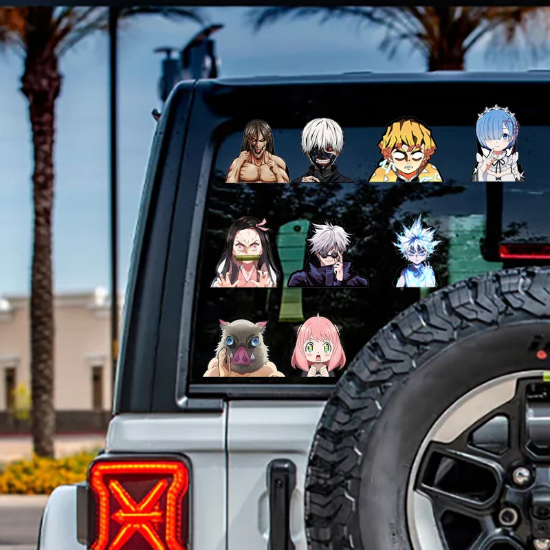 Zero Two Anime Sticker DARLING In The FRANXX 3D Motion Sticker Self-adhesive Waterproof Decals for Car,Laptop,Refrigerator,Etc.