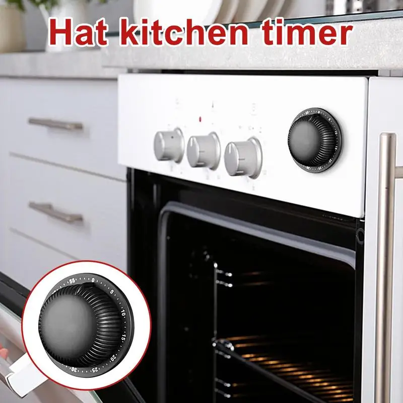 

Kitchen Timer Visual Timer Mechanical Countdown Timers Classic Small Round Mini Mechanical Battery-free Countdown Kitchen Timer
