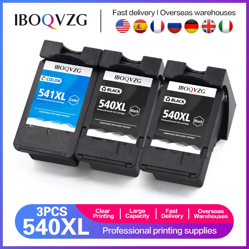 Pg540 Cl541 Pg-540 Cl-541 Cartucce Di Inchiostro Per Canon Pg 540Xl Cl 541Xl Pixma Mg3250 Mg3255 Mg3550 Mg4100 Mg4150 Mg4200 Mg4250