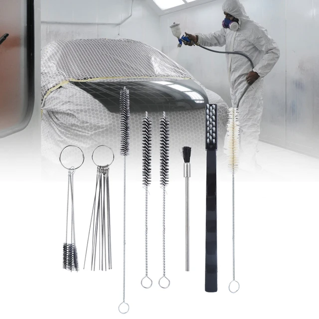 Spray Tools Cleaner Airbrush Parts Set Cleaning Kit Hardware Accessory Hand Tool Airbrush Parts Portable for Spray Tools 4