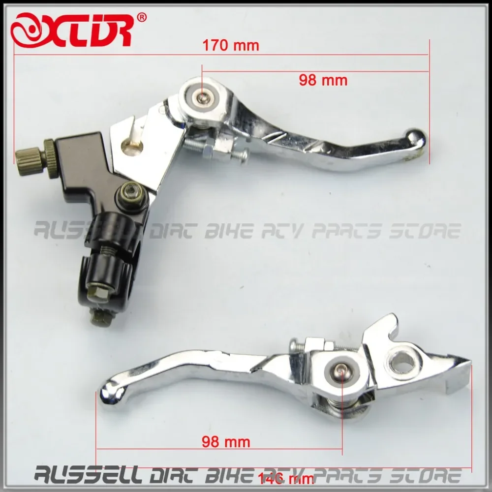 Dirt Pit Bike FOLDING Brake Clutch Levers For HONDA KAWASAKI CRF KLX Apollo Xmoto Kayo SSR pit dirt bike