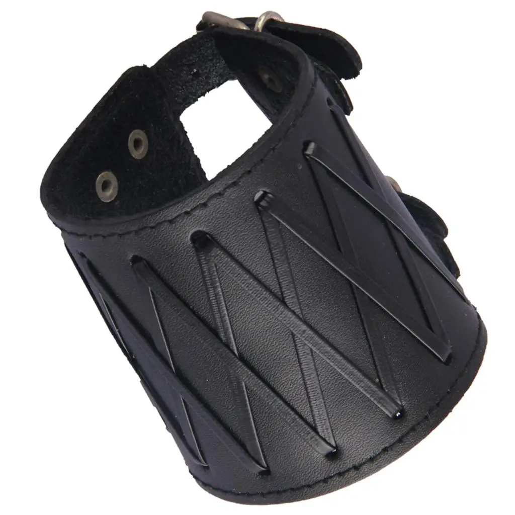 Men Medieval Gauntlet Cuff Arm Wrist Protector Bracer Arm Guards Adjustable Strap cosplay arm armour