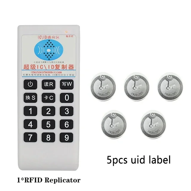 휴대용 주파수 125Khz-13.56MHZ 복사기 복제기 복제기, RFID NFC IC 카드 리더 및 라이터 액세스 태그 복제기 5577 카드