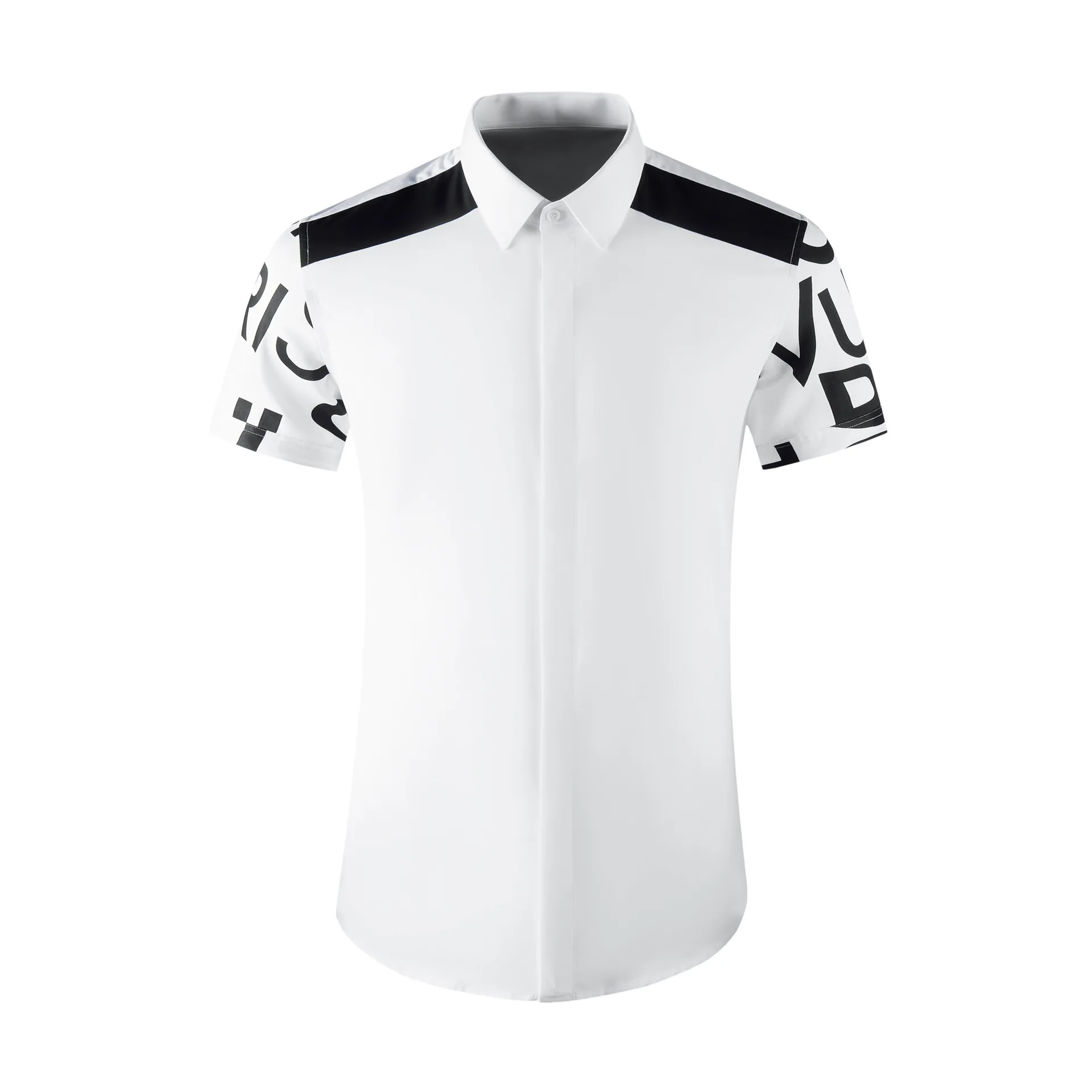 

High Quality Luxury Jewelry Man'S Fashion Striped Print Color Anti-Wrinkle Knitted Shorts Sleeve Polo Shirts For Mangood